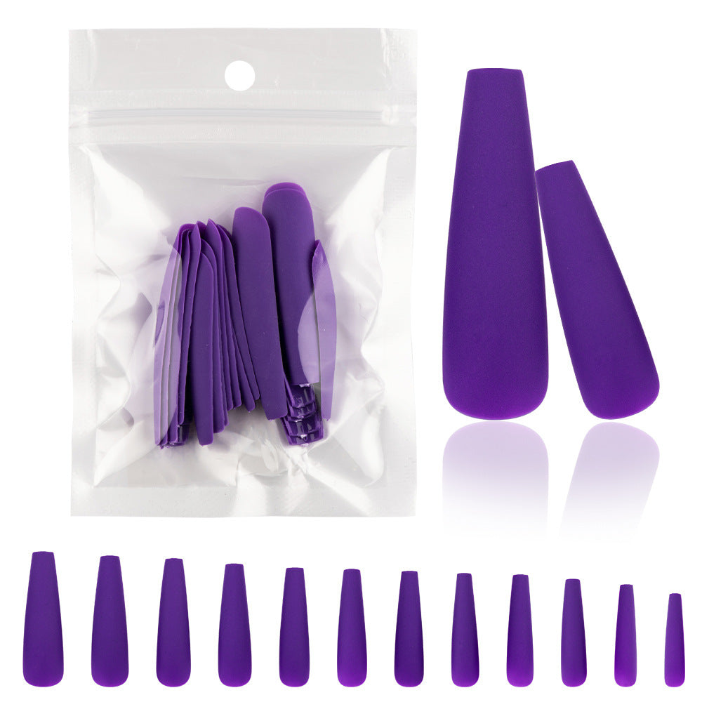 Wholesale Matte Extended Plastic Nail Stickers
